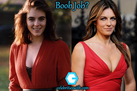 boobs Elizabeth hurley