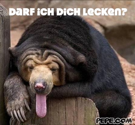 will lecken Ich dich