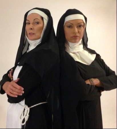 lesbian porn Nun