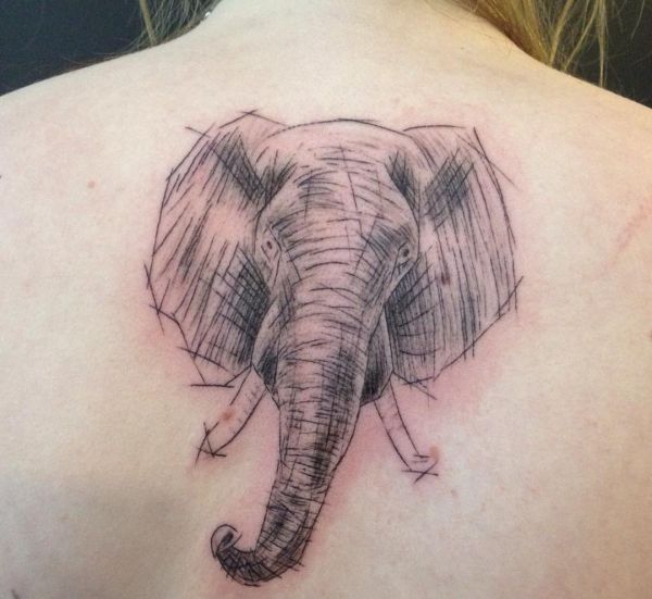 tattoo elefant Intim