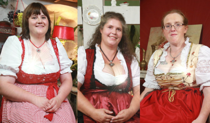 im dirndl titten Dicke