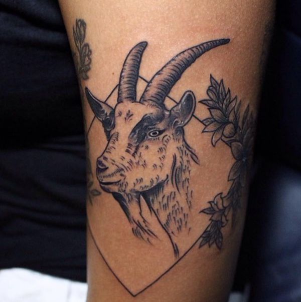 motive Steinbock tattoo