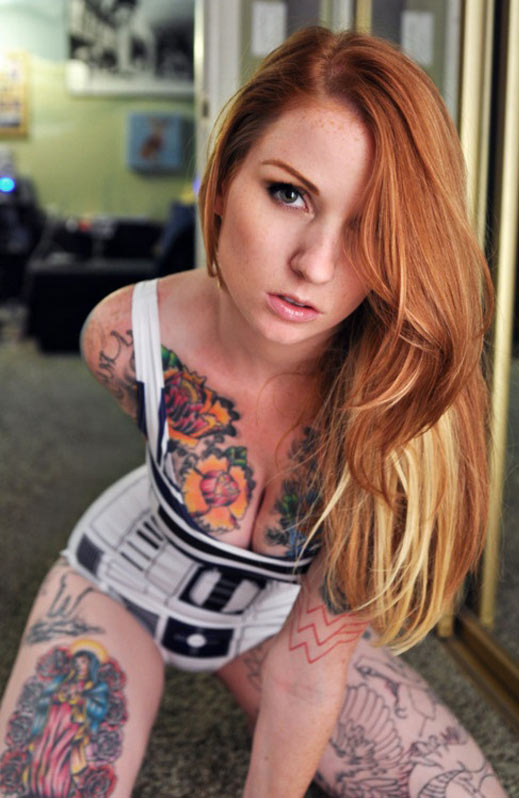 porn Redhead tattoo