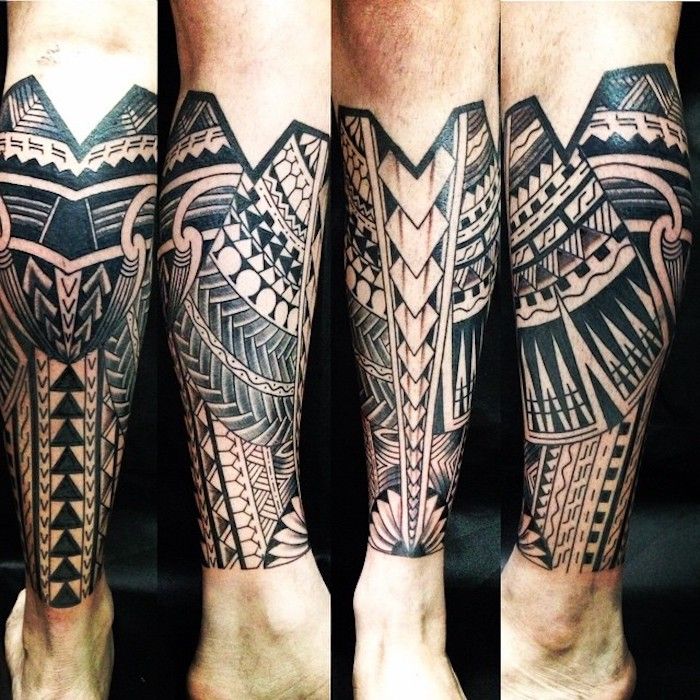 Tattoo bein maori