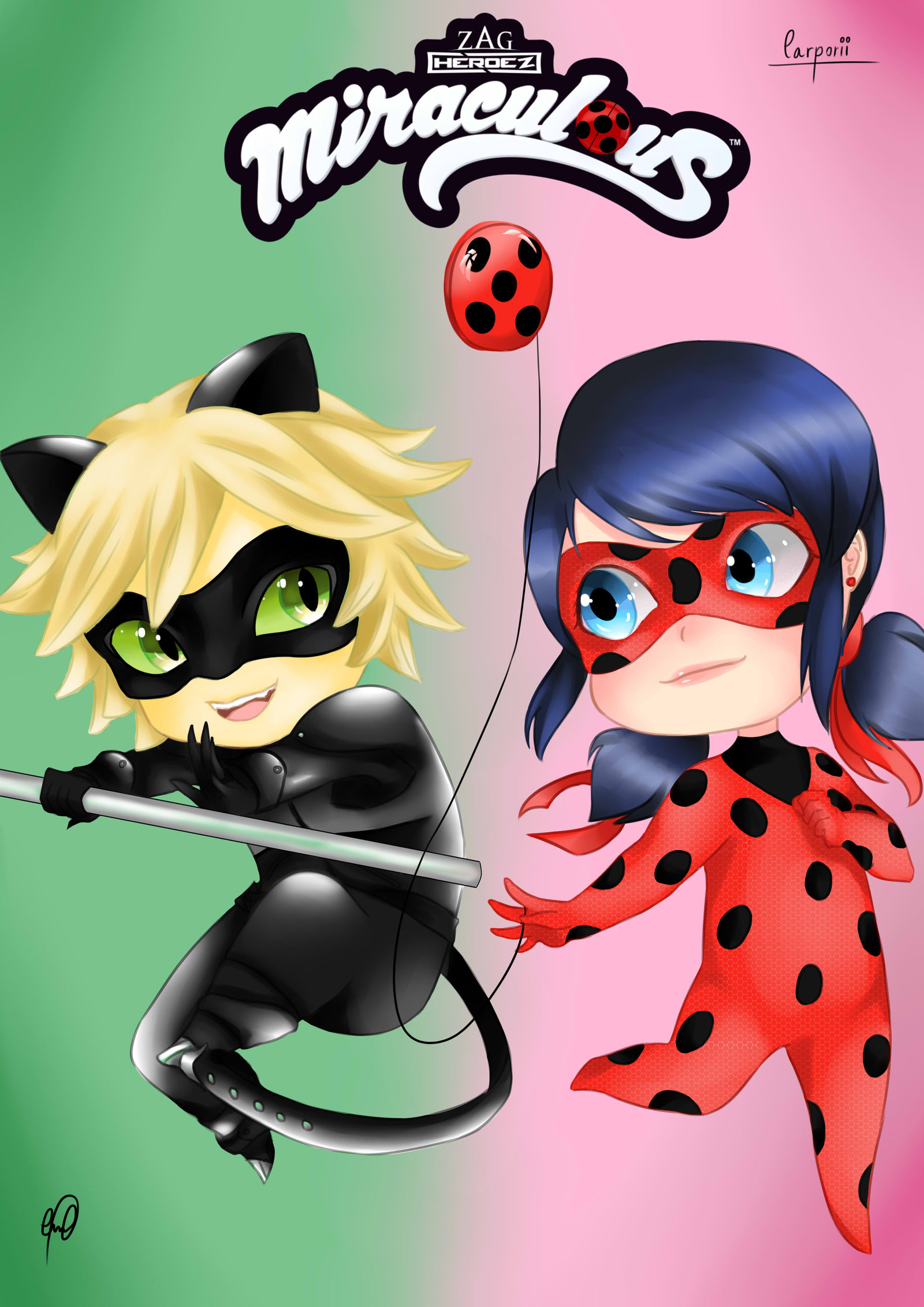 cat noir Ladybug