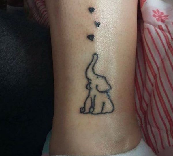 tattoo elefant Intim