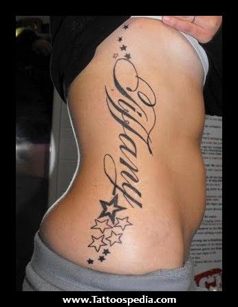 Tattoo seitlich bauch