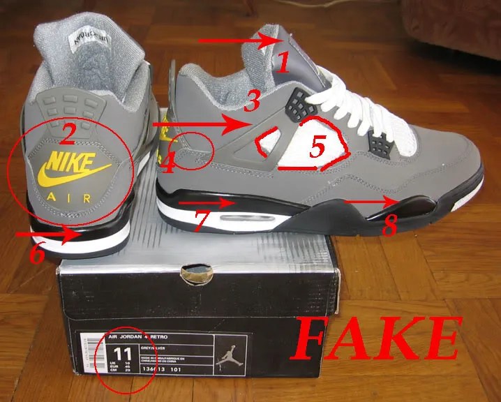 retro 4 Fake