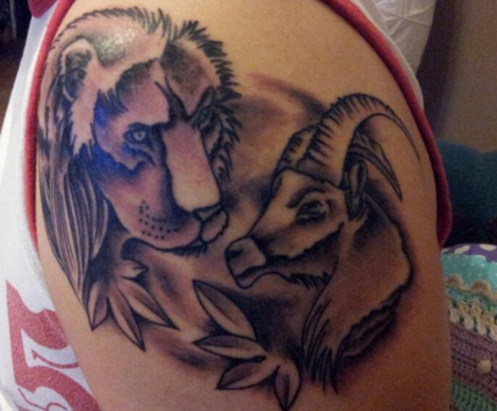 motive Steinbock tattoo