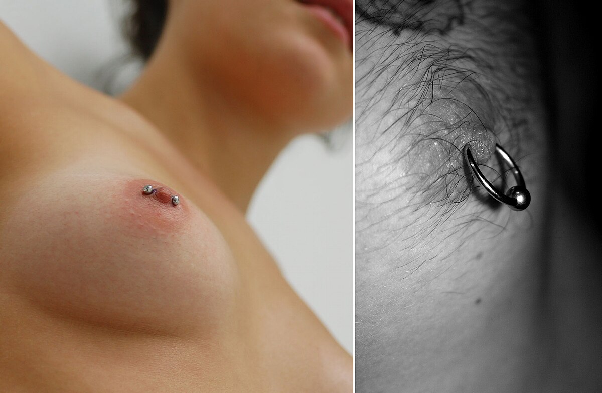 piercing video Nipple