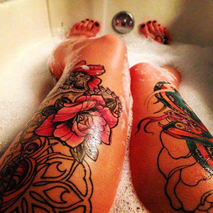 intimbereich frau Tattoo