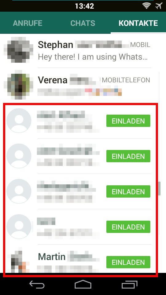 wollen schreiben Frauen über whatsapp die