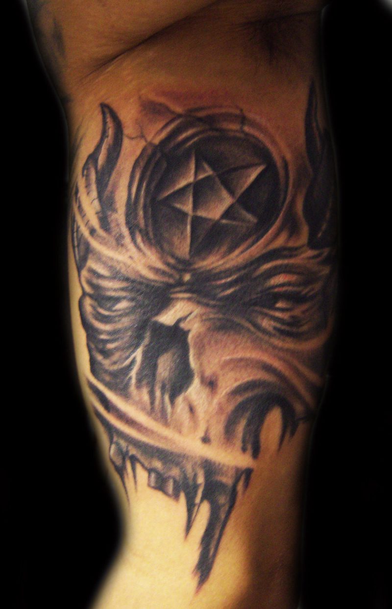 vorlage Pentagram tattoo