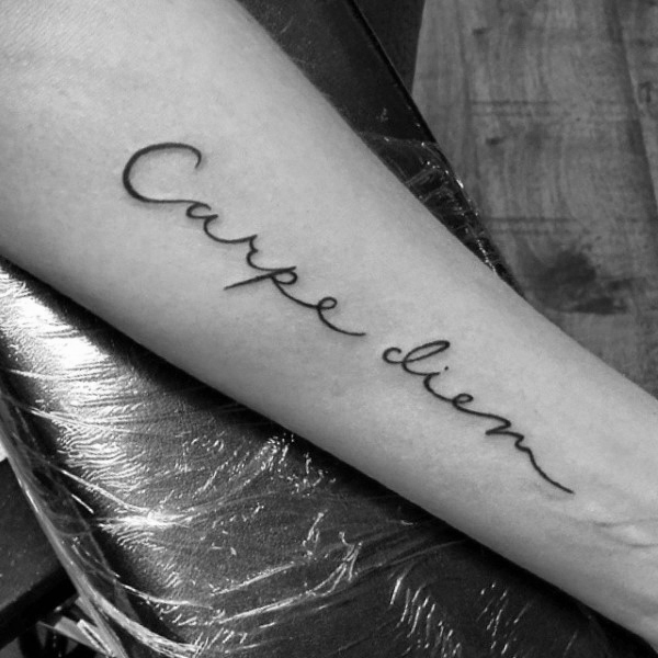 carpe diem motive Tattoo