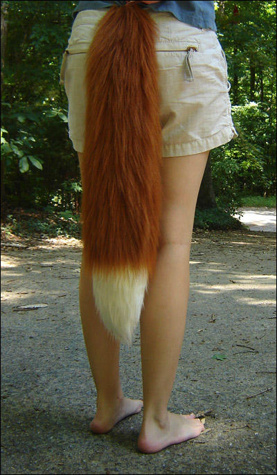 Fox tail cosplay