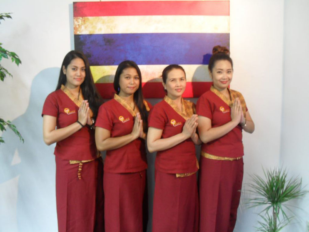 essen in Thai massage