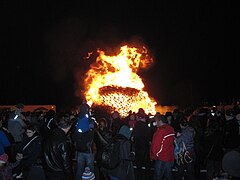 rennbahn Osterfeuer horner