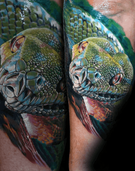 3d Schlangen tattoo