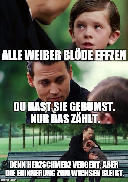 wichsen Vergessen zu