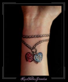 fußkette mit anhänger Tattoo