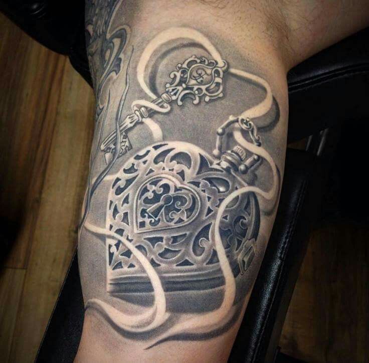 schlüssel schloss Tattoo und