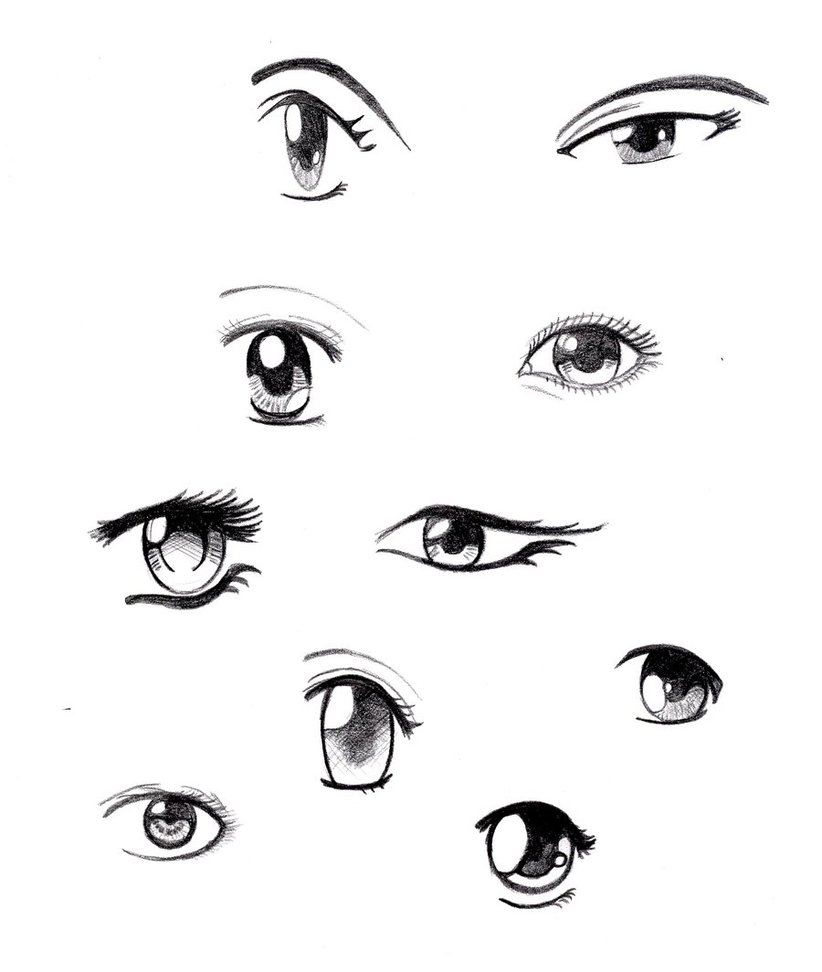 girl augen Anime