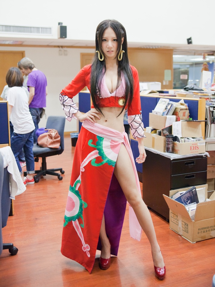 cosplay One piece boa hancock