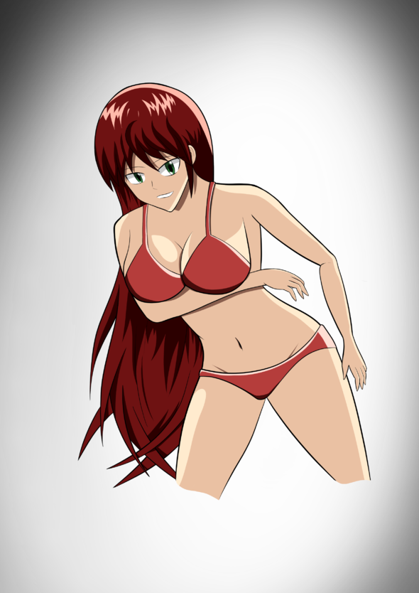 in bikini girls Anime