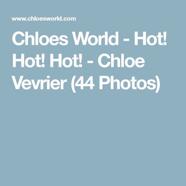 vevrier solo Chloe