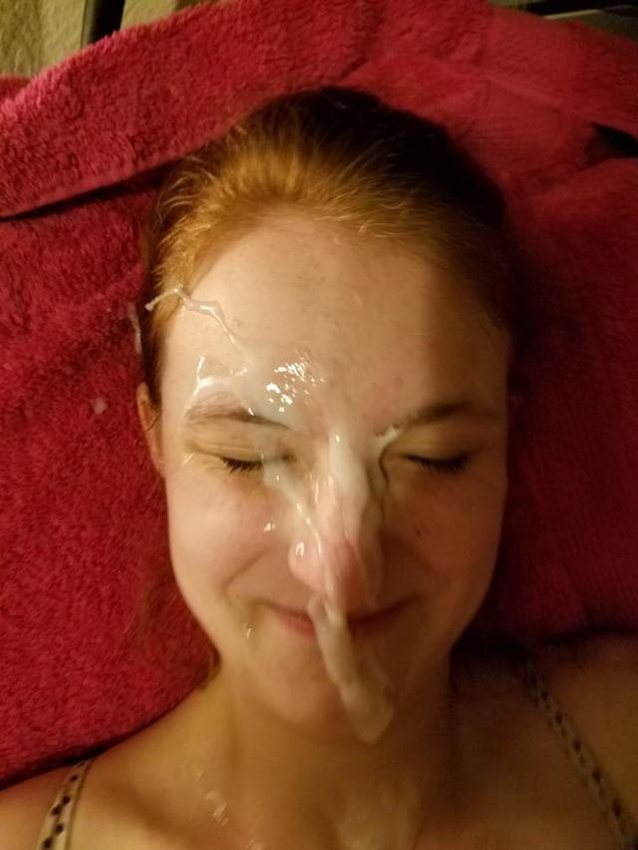 on her face Cumshot