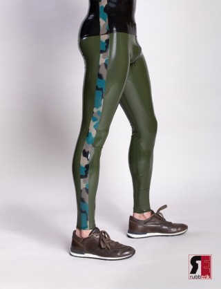 herren Latex leggings