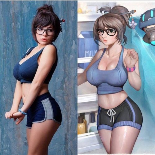 Overwatch mei cosplay porn