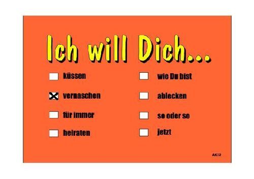 jetzt Will dich