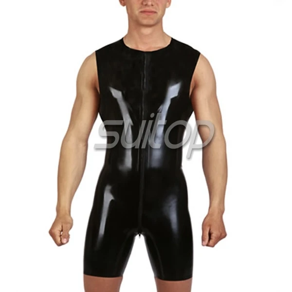 anzug schwarz Latex