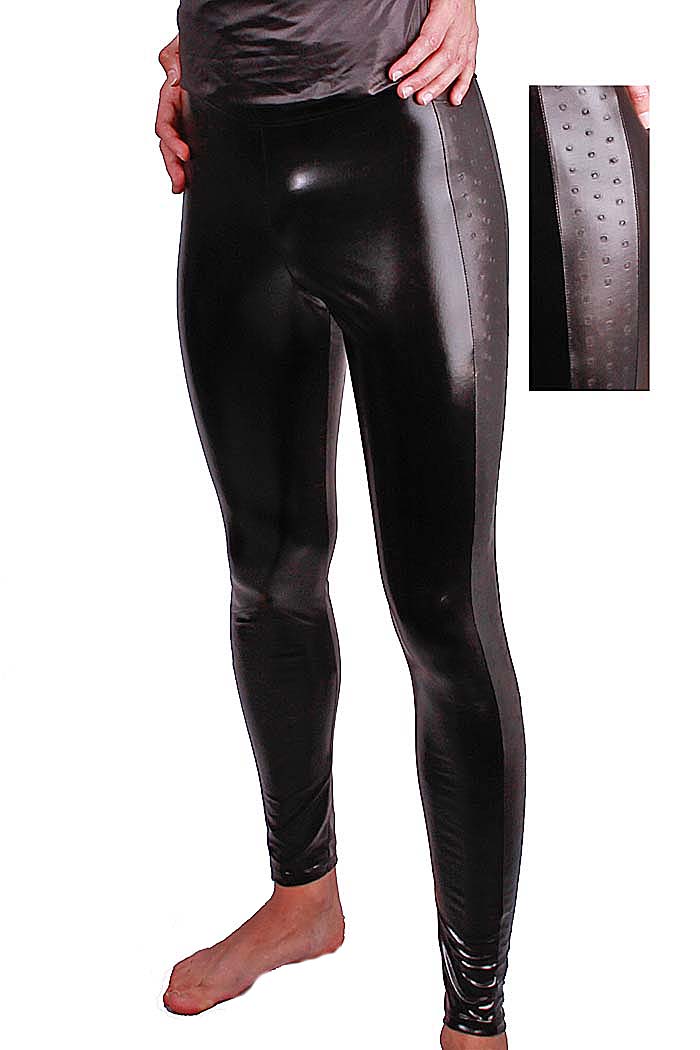 herren Latex leggings