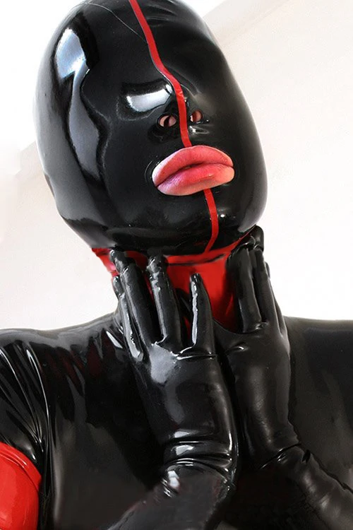 maske frau Latex