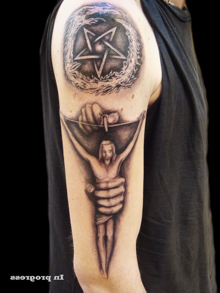 elemente tattoo Pentagramm