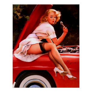 posters Retro pin up