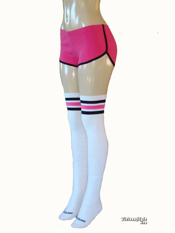 high tube thigh socks Retro