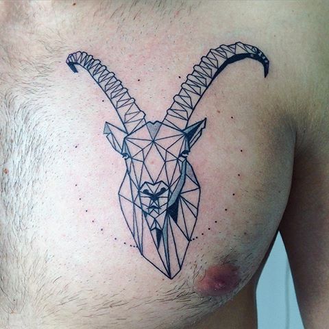 motive Steinbock tattoo