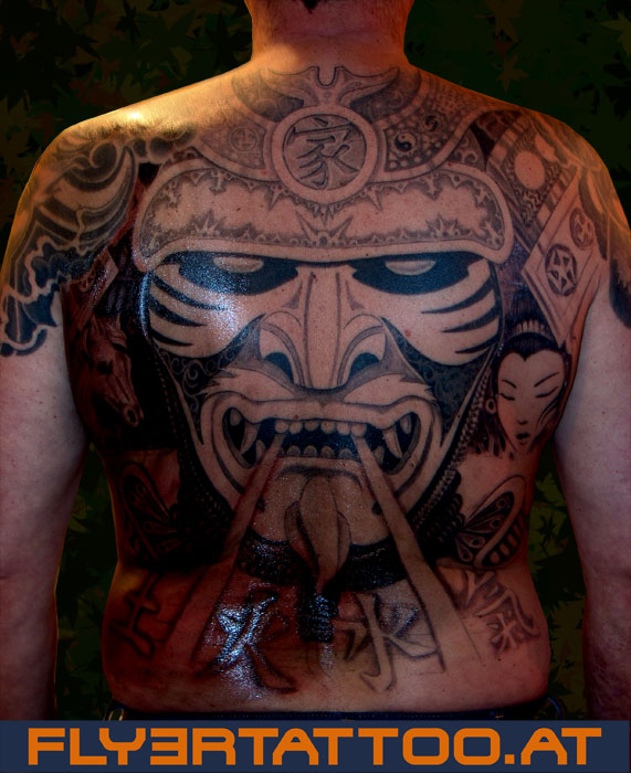 samurai maske Tattoo